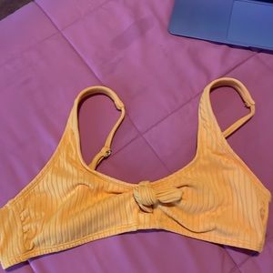 Yellow Bikini Top. Size S. Never worn.